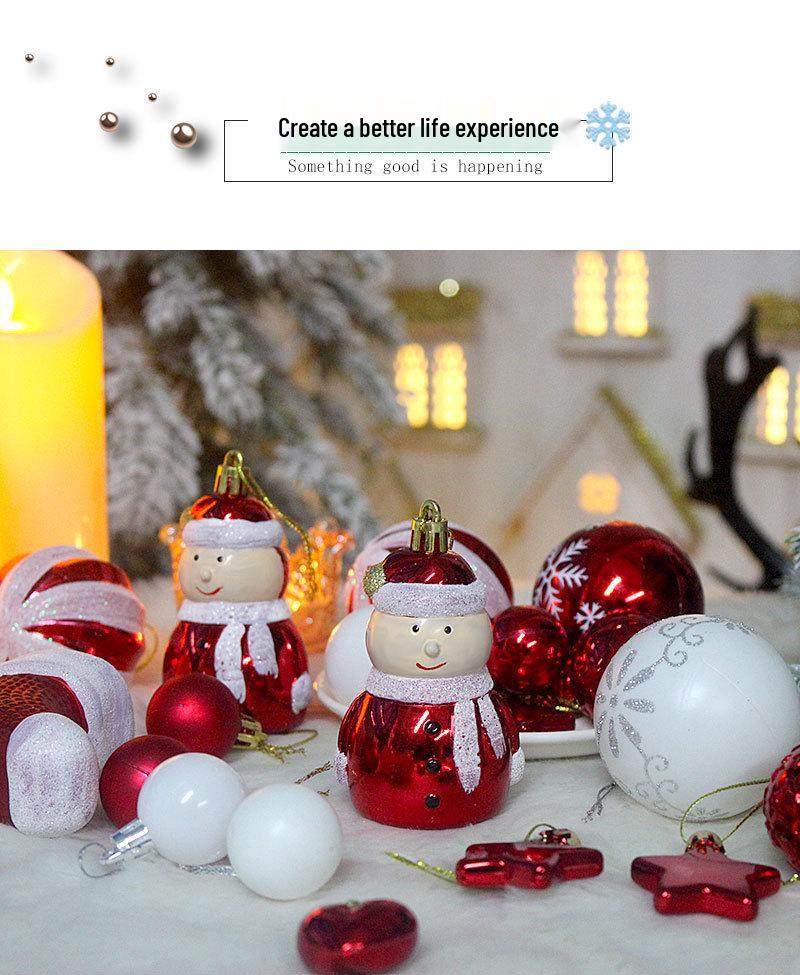 Unique Irregular-Shaped Painted Christmas Tree Ornaments Box