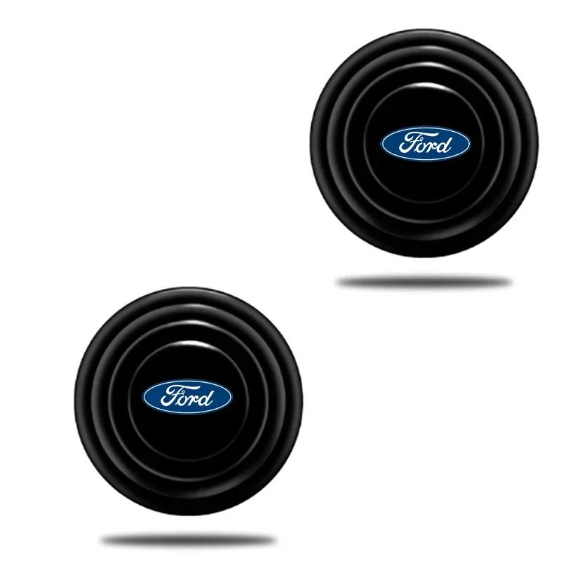 

New 2026 Car Sticker Car Silicone Door Shock Stickers Absorber Soundproof Buffer Pier For Ford Fiesta EcoSport ESCORT focus 1 fo