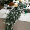 Künstliche Grüne Pflanze Rattan Weihnachtsbaum Girlande Kränze Haus Zimmer Außenhof Wand Party Tür Dekoration Tannenbaum Rattan