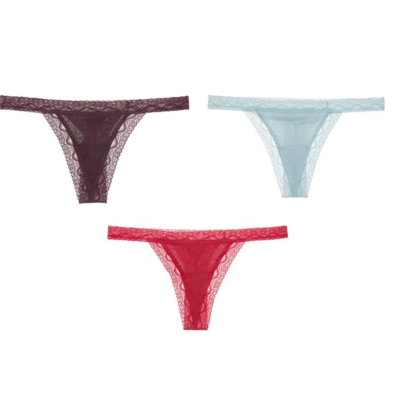 

FINETOO сексуальные стринги с низкой посадкой, кружевные трусики-стринги, женское хлопковое нижнее белье с Т-образной спинкой, S-XL, женские трусы-бикини, нижнее белье XL