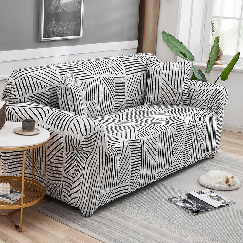 Printed Sofa Cover Stretch Couch Cover Sofa Slipcovers for Couches and Loveseats Washable  Furniture Protector for Pets Kids