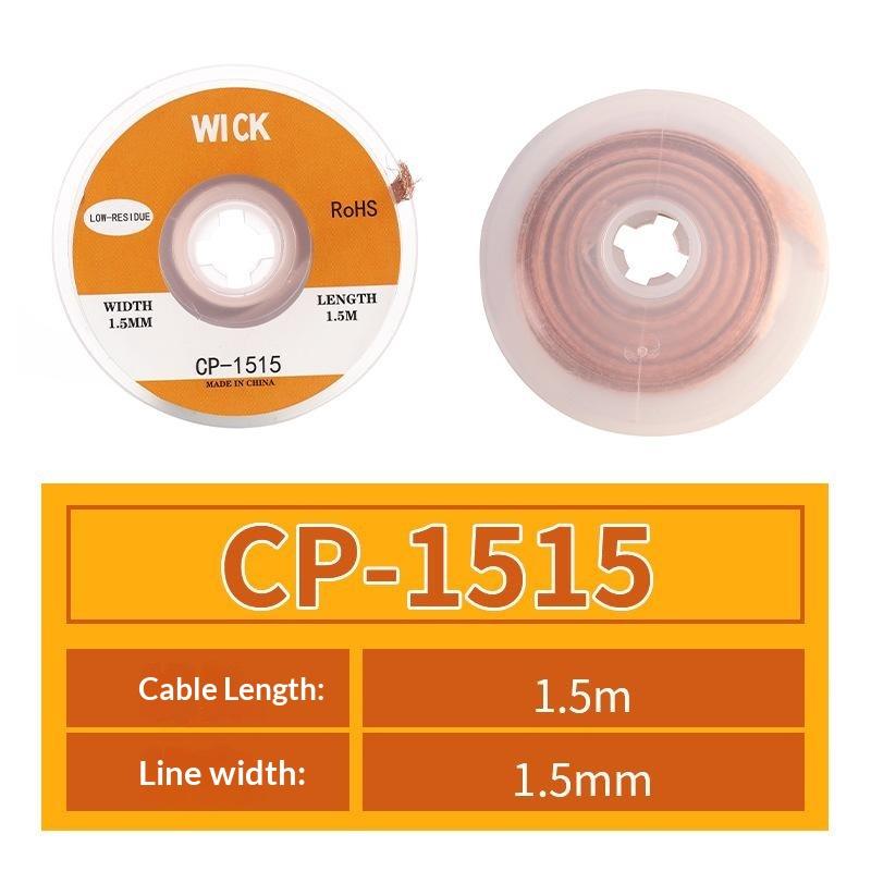 1.5/3M Copper Welding Wire Desoldering Mesh Braid Tape Welding Point Solder Soldering Tool Of Electronic Pcb Circuit Board