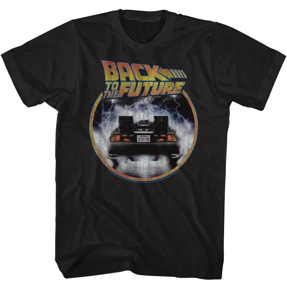 Back To The Future Movie DeLorean Out Of Time Doc Emmett Brown Men s T Shirt 4XL