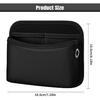JEYODA Car Seat Side Storage Pocket, Small Organizer,PU Leather Multifunctional Console Side Organizer Bag For Phone, Keys, Sunglass,Wallet,Ect