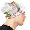Sleeping Baby Rainbow Unicorn Skullies Beanies Caps For Unisex Women Unisex Fashion Winter Warm Knitting Hat Adult Bonnet Hats