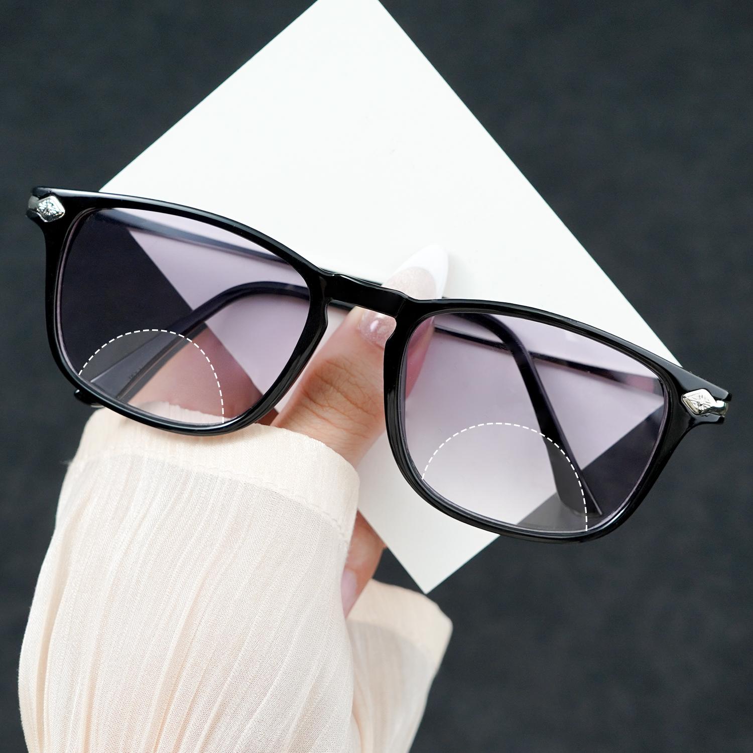 

Premium Anti Blue Light Reading Glasses Suitable for Men and ladies New Metal Half Frame High Definition +1.0 To +4.0 1.5