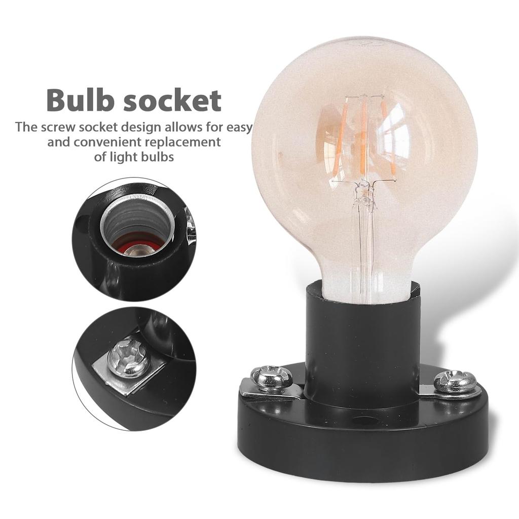 POPETPOP 40-Piece Light Bulb Socket Set, Miniature Tube Holders with Screw-On Bulb Bases, Perfect for Home or Classroom Physics Experiments