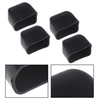 Dachgepäckträgerkappe 4 Stück Schwarzes Silikon 7x7x3cm Kompaktes Design