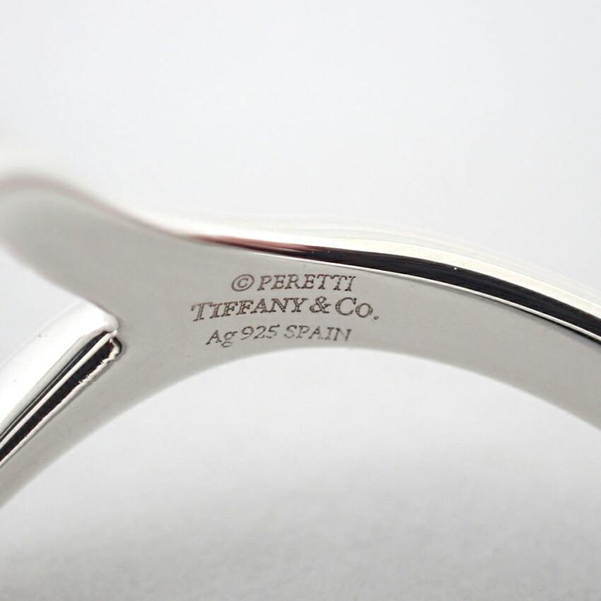 [Used] TIFFANY 925 Open Heart Ring / Size 9 / G511-20