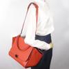 CELINE Trapeze Medium Handbag S-SN-0112 2WAYShoulder Orange leather Women Used