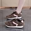 Damen Vulkanisierte Schuhe Herbst Neu Bequem Mode Schnürung Plateau Sneaker Höhensteigerung Outdoor Rutschfest Laufschuhe