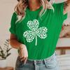 Irish Shirt St Patricks Day Shirt TShirt for Women St Patricks Shirt for Men Luck of The Irish Shamrock Leaf Outdoors Tops