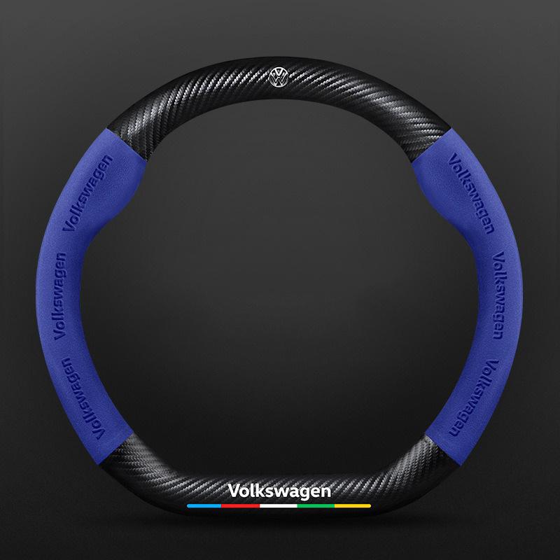 O2Leather Car Steering Wheel Cover For Volkswagen VW Golf 5 7 Mk5 Passat R GT Touran Up Polo Jetta B8 Tiguan GTD Scirocco GTI Golf