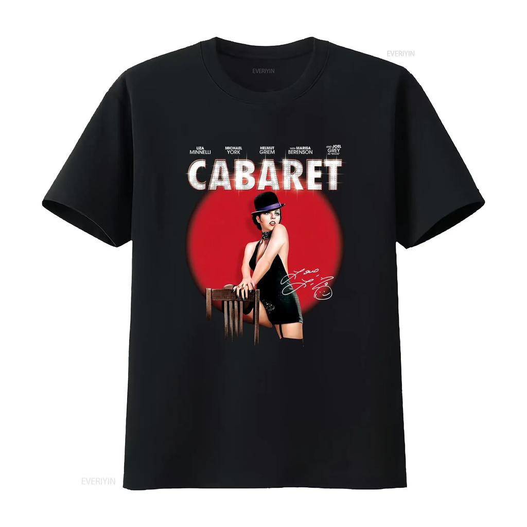 Cabaret Liza Minnelli For Fan All Size S XL T shirt BF vintage Washed Breathable Slightly fashion Stretched streetwear