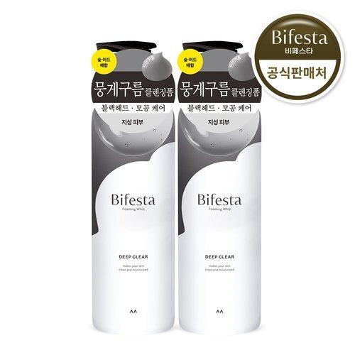 [Bifesta]Bifesta Cleansing Mousse Foam Deep Clear 200g x 2_636155