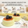 Souffle Cake Stress Relief Toy Super Soft High-elasticity Silicone Design For Office Home Use