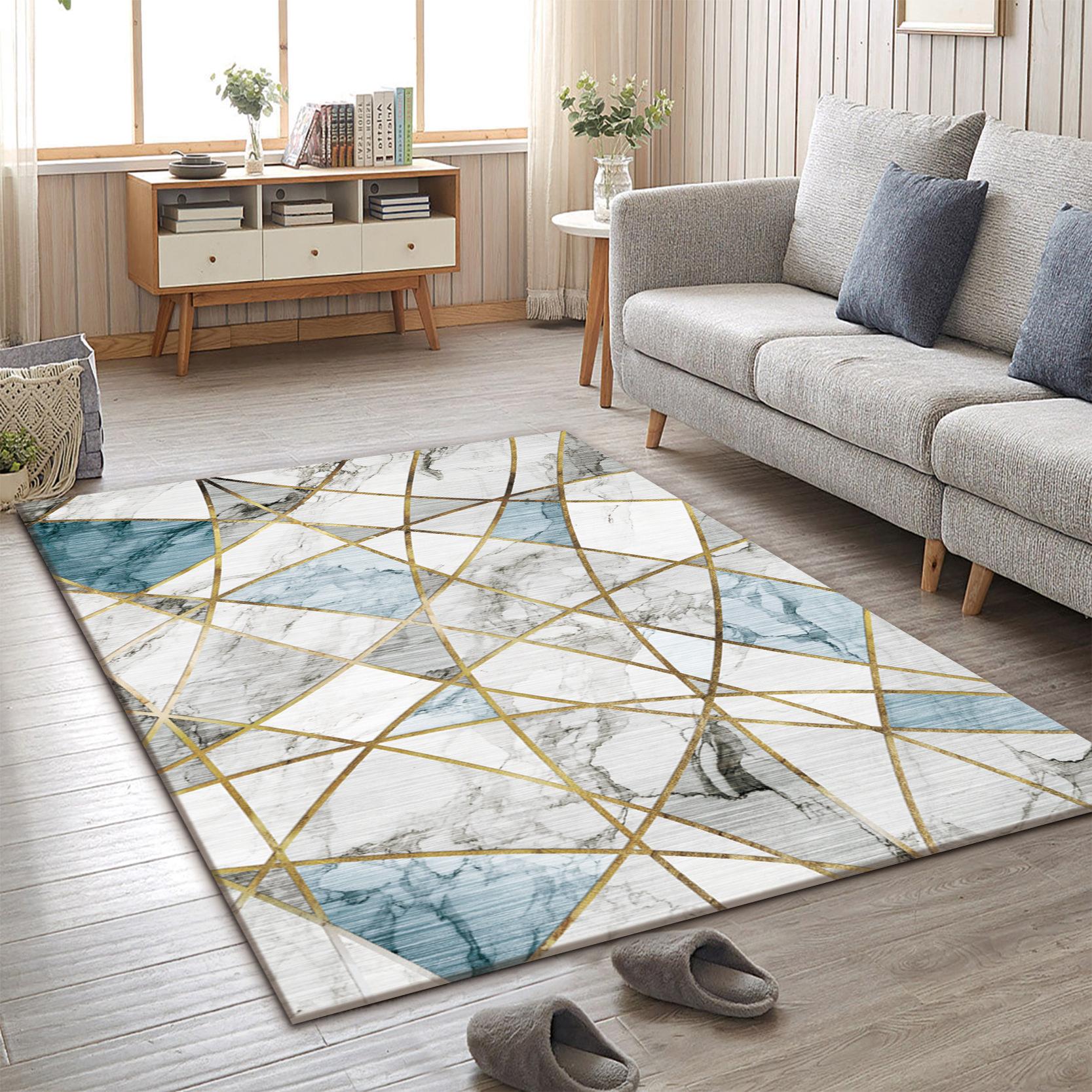 

Nordic Гостиная Минималистичные линии Ковер Спальня Журнальный столик Шкаф Коврики на пол Коврики у двери 80*120cm