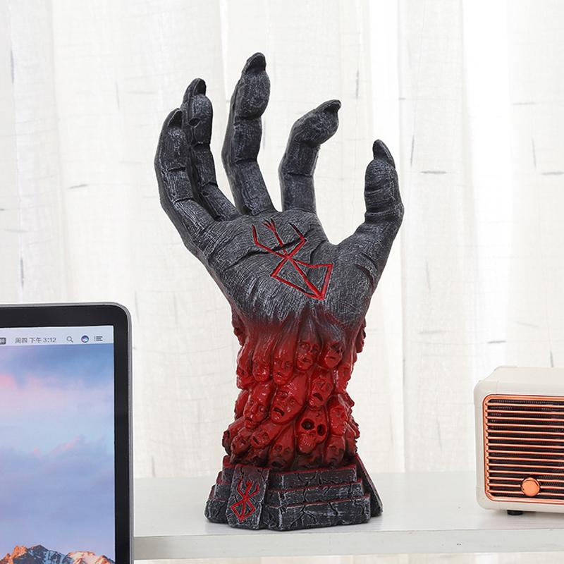 Berserk Hand Gottes Anime Figur Teufelshand Figur Harz Hand Gottes Statue Sammlerstück Modellpuppe Spielzeug Geschenk Heimdeko