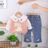 Kids Casual Long-Sleeve Set, Comfortable Daily Wear Outfits