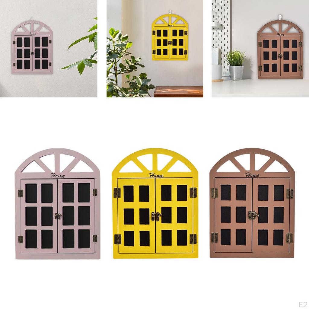 Chalk, Message Bulletin Mounted Rustic Fake Window Ornament Decoration
