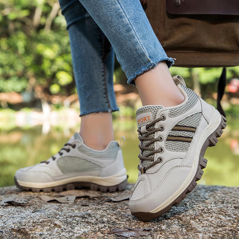TUINANLE Zapatillas de Senderismo para Mujer Zapatillas de Exterior Resistentes al Desgaste Hombres Zapatillas de Trekking Caminar Caza