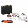 Multi-outil Rotatif Sur Batterie BCRT8IK-XJ 7,2 V BLACK Et DECKER - 53 Accessoires - 84410