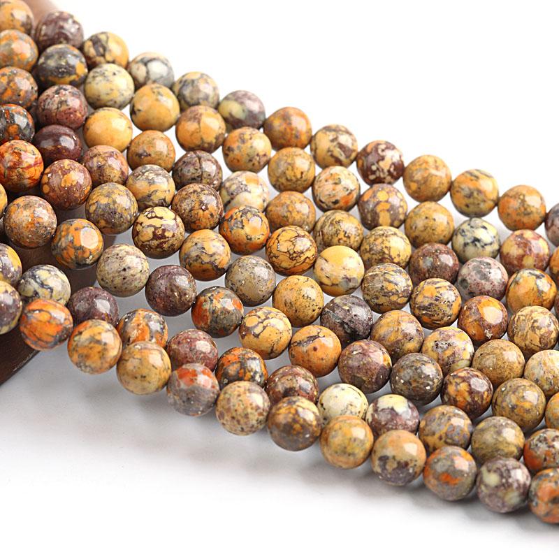 6/8/10mm Emperor Stone Beads For Jewelry Making Loose Spacer Round Imperial Beads DIY Bracelet Necklace Jewelry Charms Crafts