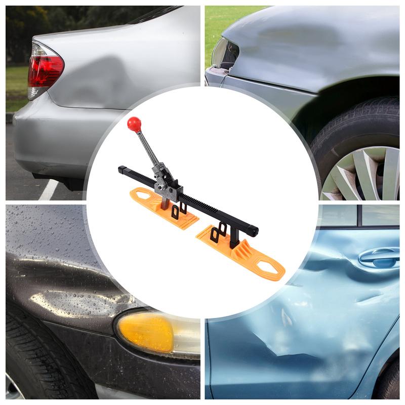 Sheet Metal Puller Dent Removal Tool,Car Dent Repairing Tool, Dent Repairing Kit,with Expander,Pulling Plates,Pulling Rings