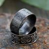 2023 NEW  316L Stainless Steel Odin Norse Viking Amulet Dragon Men Ring  Jewelry for Gift Free Shipping
