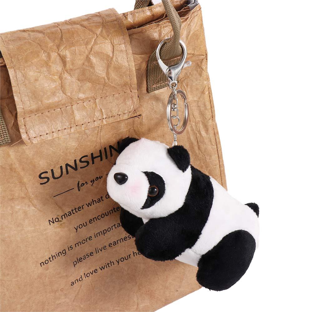 Women Bag Charm Bag Pendant Cartoon Backpacks Key Ring Plush Key Ring Panda Keychain Plush Keychain