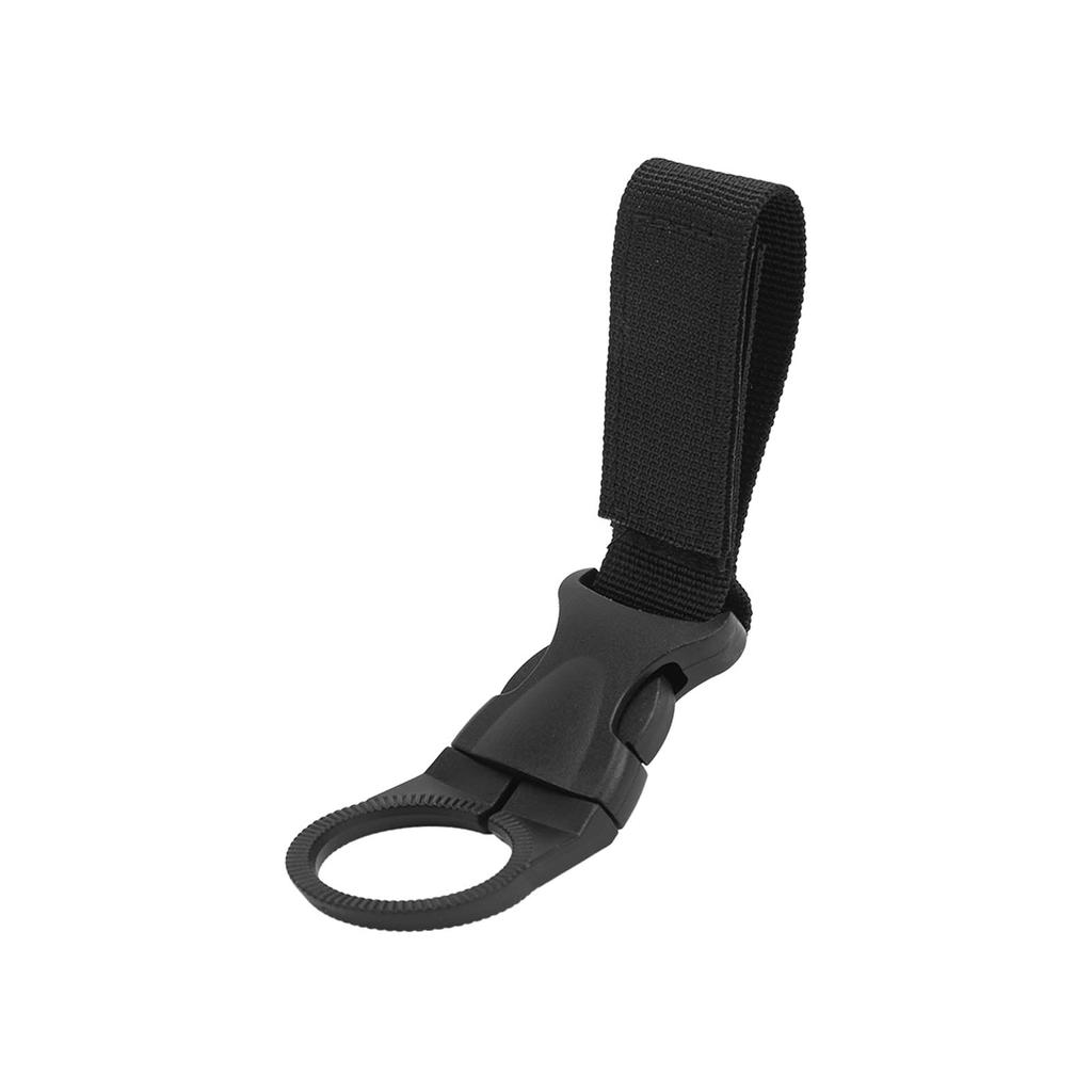 Outdoor Bottle Hanging Buckle Clip Portable Water Bottle Ring Holder for Hiking Camping Black