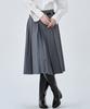 Marop 3113 Pleated Skirt (Dark Gray)