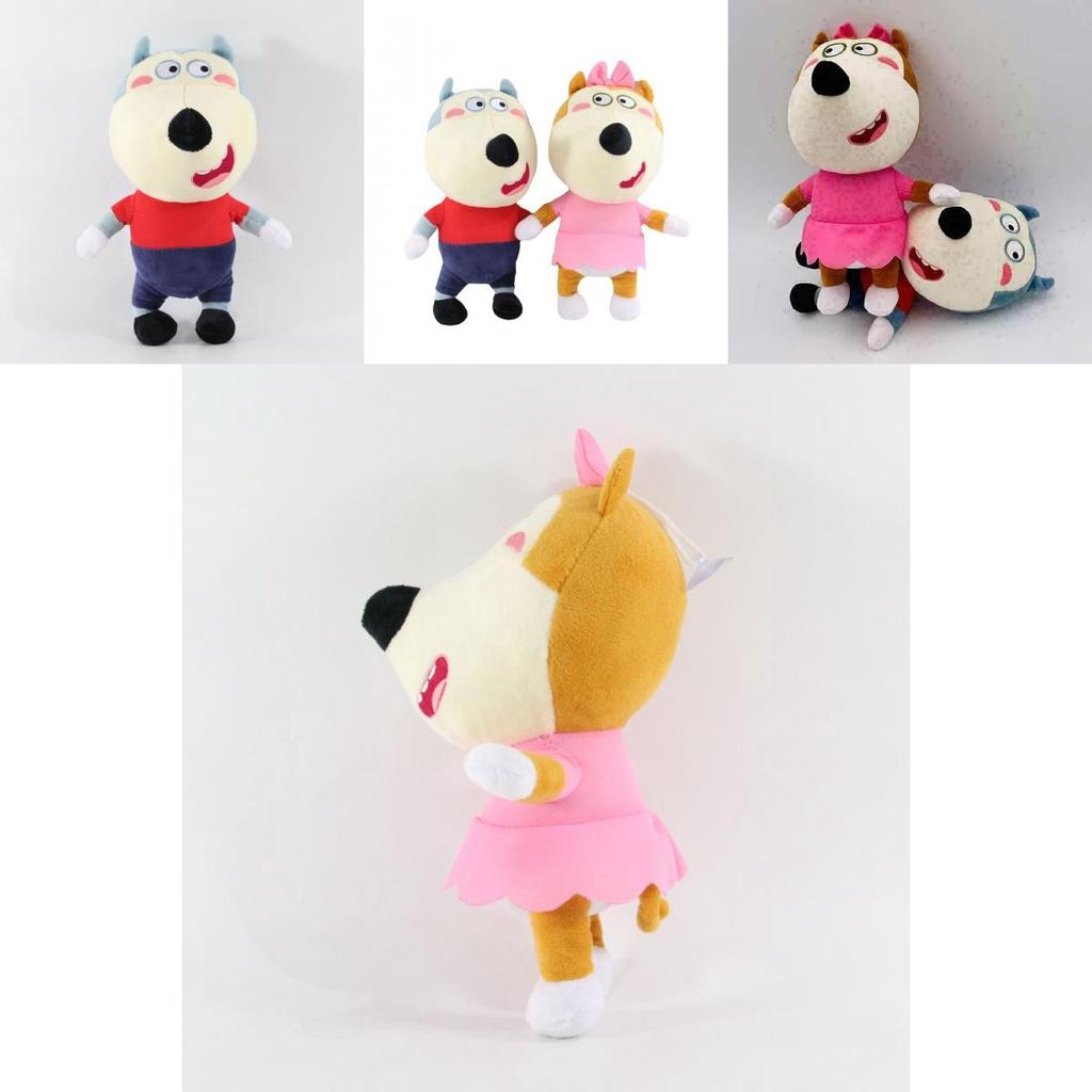 Adorable 25cm Wolfoo Lucy Plush Toy Soft And Cuddly Stuffed Cartoon Doll