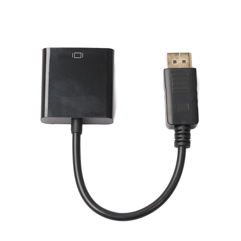 DisplayPort DP Male To VGA Female Video Converter Adapter Cable for PC Laptop TV 20CM