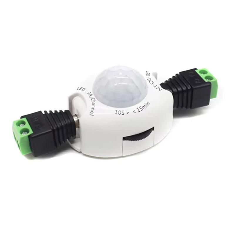 

A95I-Motion Sensor Light Switch 5V 12V DC Movement Detector Timer Automatic Switch On/OFF LED Strip Light PIR Sensor