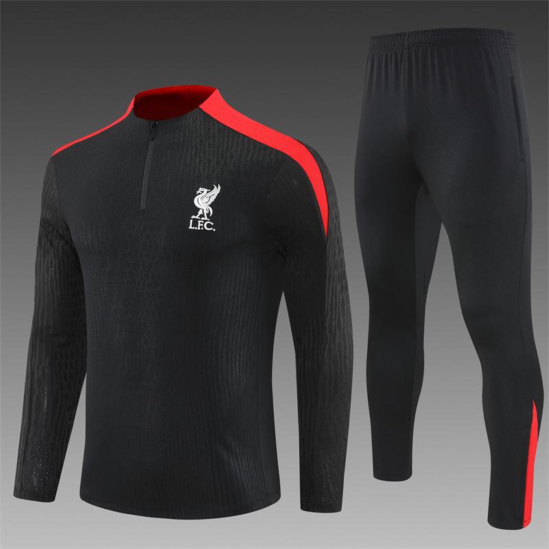 

Men s and Kids Liverpool Long Sleeve Football Training Suit - Quick Dry, Breathable, Casual Sportswear for Autumn/Winter Child 14