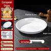 High-End Restaurant-Quality White Melamine Round Plates – Imitation Porcelain Buffet, Fast Food, and Rice Bowl Plates