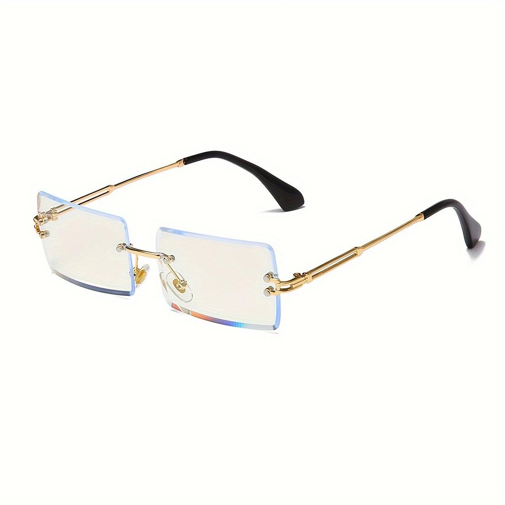 Rimless Sunglasses For Women Men Luxury Brand Vintage Sun Glasses Fashion Shades  Travel Outdoor Sunglasses