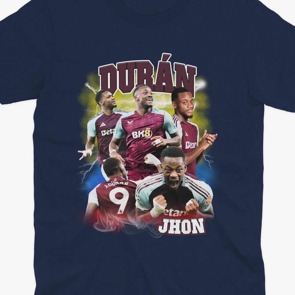 Jhon Duran Homage | Aston Villa T Shirt | AVFC | Football | Soccer | Aston Villa Fan | Aston Villa Gift | John Duran Colombia
