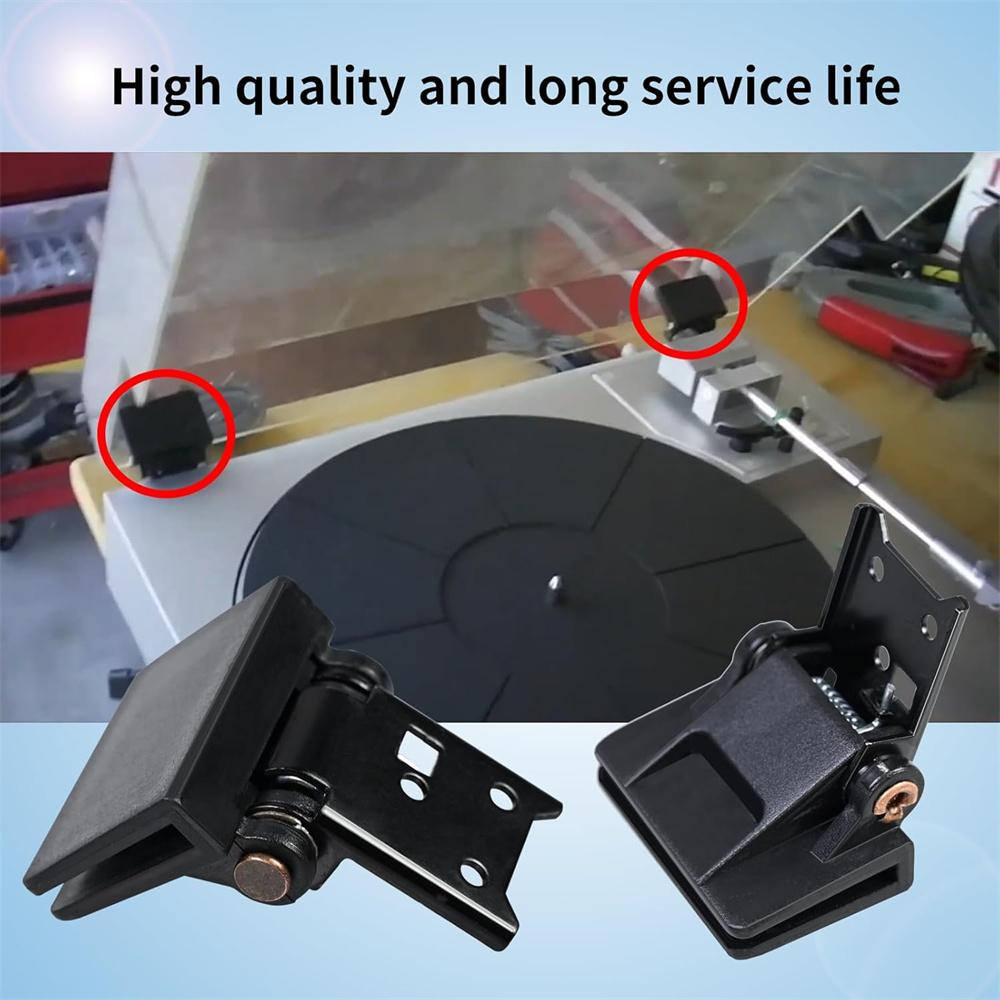 2 × Dust Cover Hinge Turntable Parts For Yamaha P-200 P-220 For Sony-PS-11 PS-22