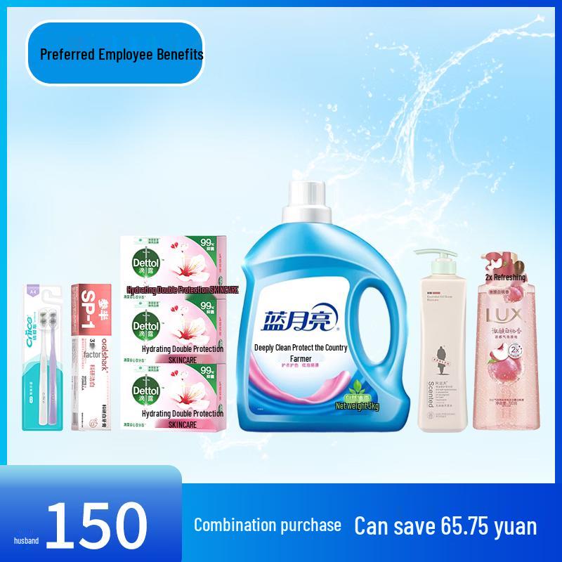 Lux White Peach Scented Bubble Shower Gel Family Pack