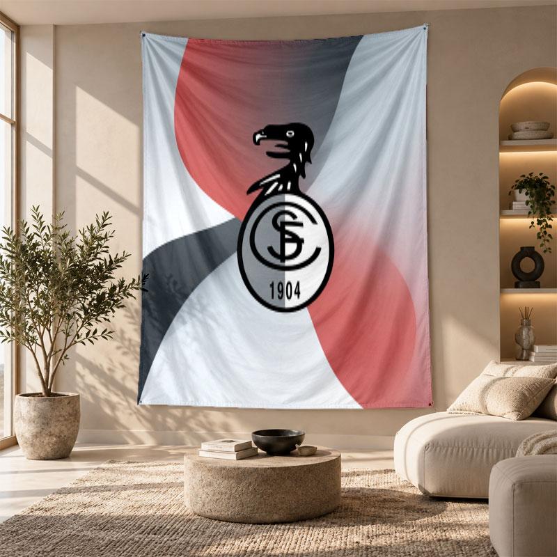 Decorative Tapestry,SC Freiburg FC Printed Wall Art, Lightweight Wall Hanging For Bedroom Background