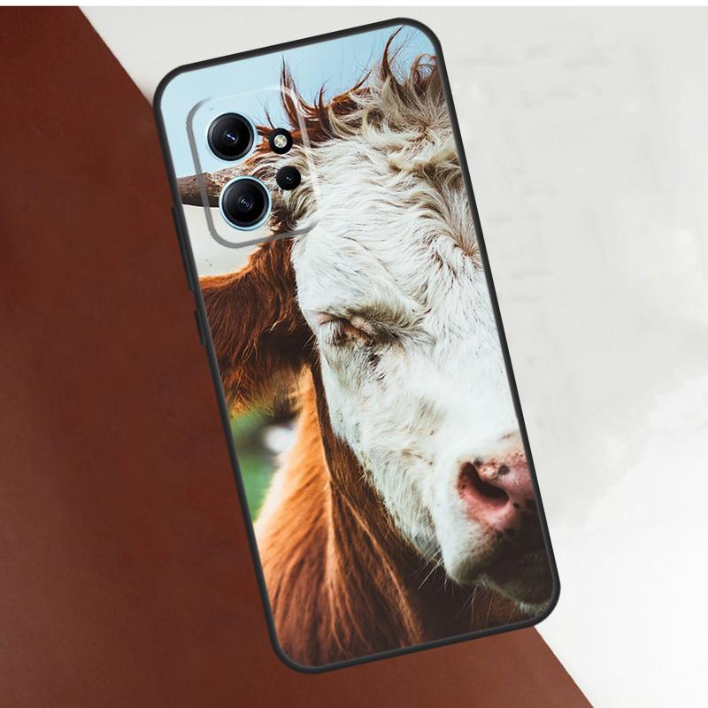 Funny Cow Face Case For Xiaomi Redmi Note 14 10 11 12 13 15 Pro Plus Cover For Redmi 15 14C 10C 12C 13C 15C
