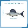 Wall Mounted Wooden Fish Sculpture Nautical Decoration Art for Home Lake House Interior Walls
