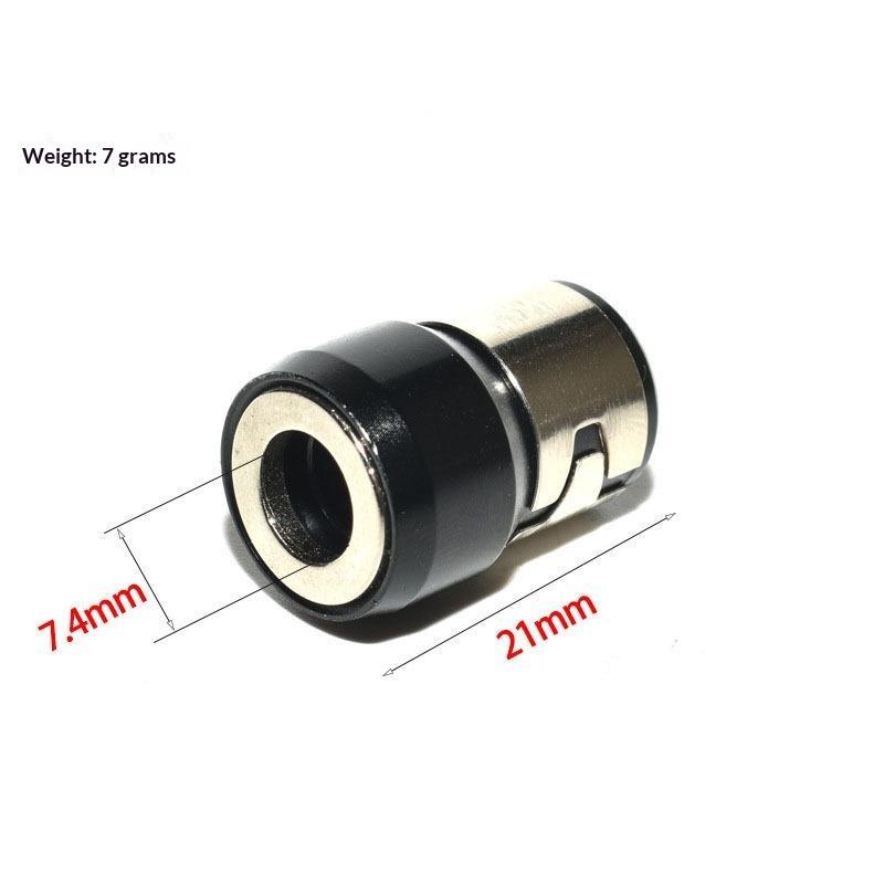 1/3/5Pcs Universal 1/4 Batch Head Colored Magnetic Coil Metal Screwdriver Head Magnetizer Electric Tool Accessory Set