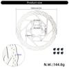 Stainless Steels Bike Disc Brake Rotor with Screws Disc Brake Adapter Road Bike Brakes Rotor Cycling Accessories