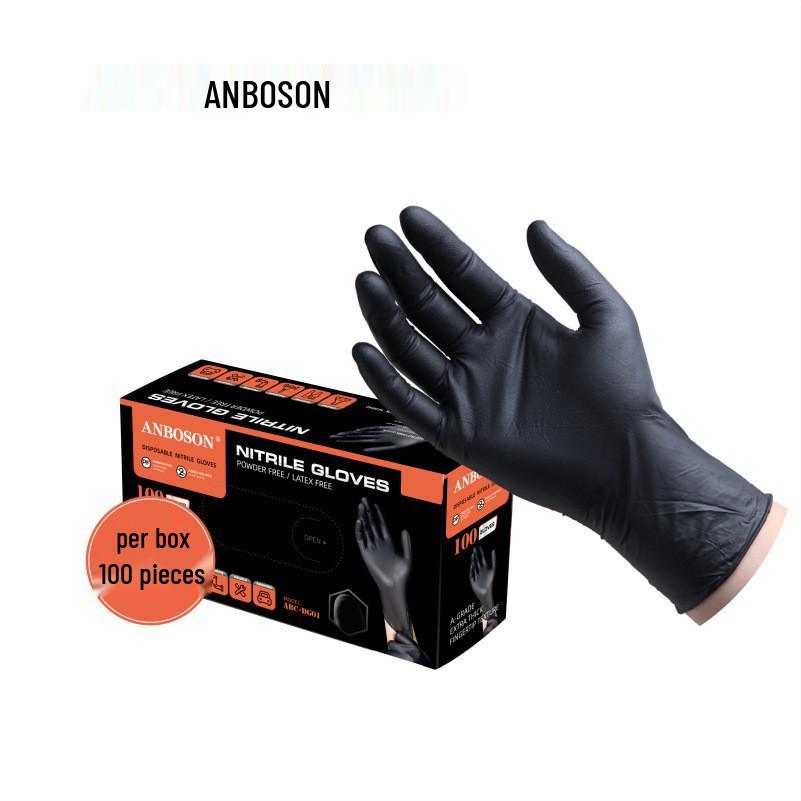 Ambozin Nitrile Disposable Food-Grade Waterproof Kitchen Gloves