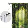 Panels Tree Arch Forest Pattern Window Curtains Versatile Design Suitable Any Style Creating Peaceful Living Space Made Of Polyester
