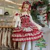 Gonna JSK a Strati Jundakara con e Un Vestito Carino per Lolita Disponibile in Rosa per e Nastri, Volant, Perle, Perline, Pizzo. Sognante, Donne.