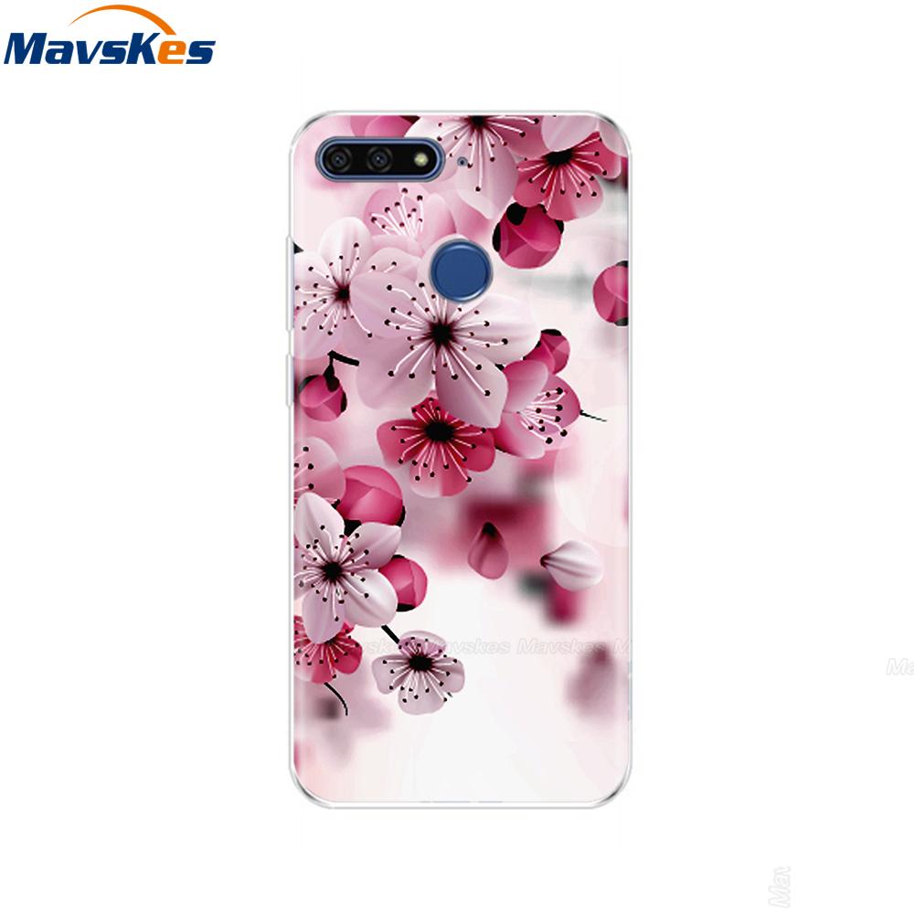 Case For Huawei Honor 7C Case On Huawei Honor7C 5.7 inch Soft Silicone Phone Cover For Huawei Honor 7C Aum-L41 TPU Cases Coque